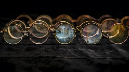 A set of antique spectacles