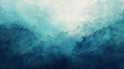 Fototapeta na wymiar Abstract blue watercolor texture background