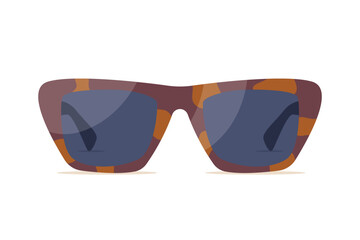 stylish and glamorous female sunglasses- vector illustration - 780917033