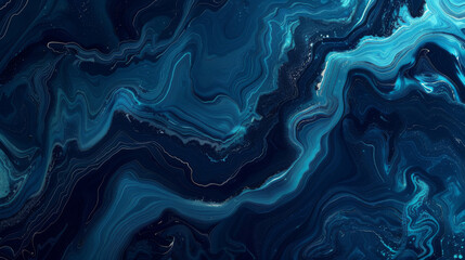 Obraz premium Blue marble abstract art background