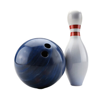 recommend clip art: bowling ball on white background