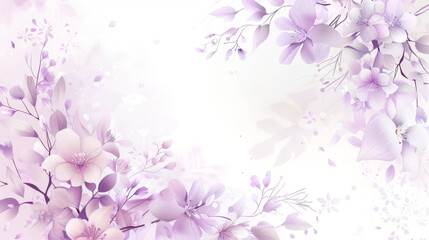Fototapeta na wymiar Elegant floral background in purple tones