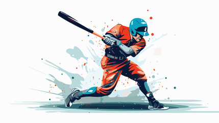 Baseball design sport and supplies illustration 2d