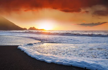 Selbstklebende Fototapeten Sea sunset © Galyna Andrushko