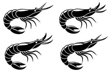 Exquisite Shrimp Fish A Vector Illustration 