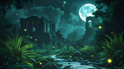 Enchantment Under the Moonlight./n