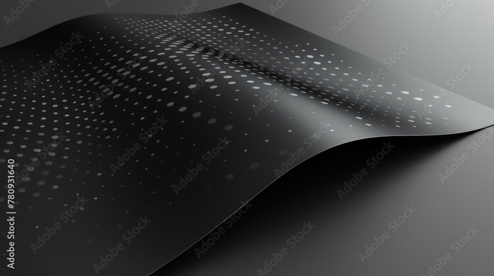 Poster a simple black and white photo of a sheet of paper. suitable for various design projects