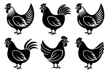 the chicken Vector Illustration 