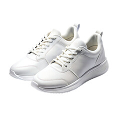 Running shoes or sneakers on a transparent background