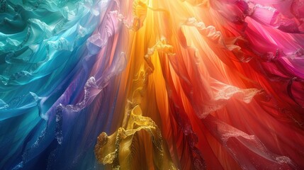 Captivating Chromatic Cascade A Mesmerizing Interplay of Color Light and Movement