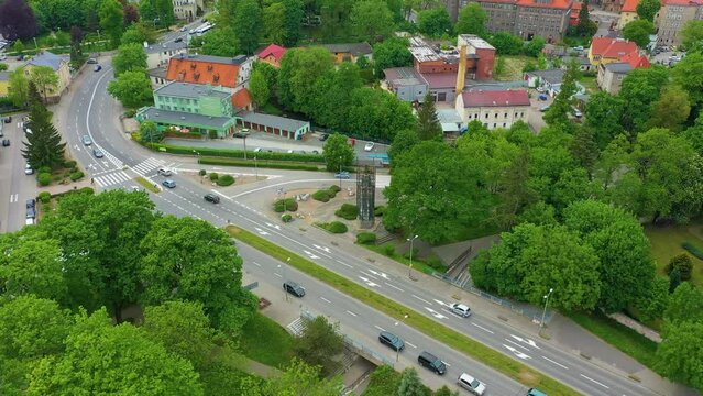 Pzu Monument Klodzko Aerial View Poland