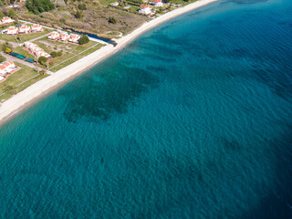 Sithonia coastline near Nikitis Beach, Chalkidiki, Greece
