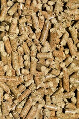Wood pellets for a BBQ smoker type grill