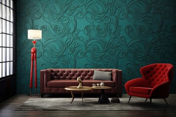 Elegance in Geometry Intricate Pattern Wallpaper