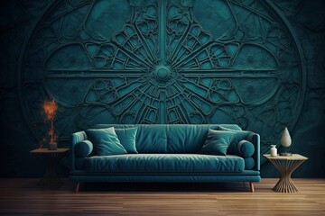 Elegance in Geometry Intricate Pattern Wallpaper