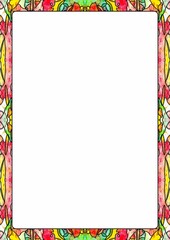 Hand made, colorful, paint borders,frames, pages, cards, presentations, backgrounds, abstract colorful frames, design decorated., abstract, album, art, artwork, background, blank, border, card, colors