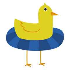 Funny Bird cartoon illustration