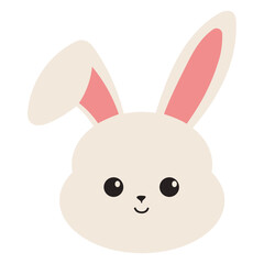 Cute bunny cartoon illustration