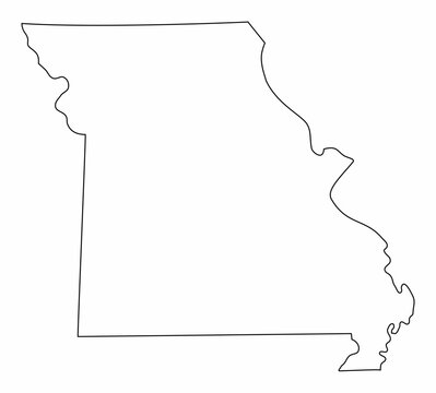 recommend clip art: Missouri outline map