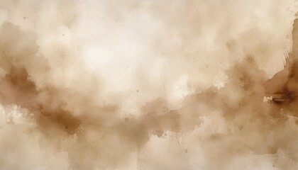 old brown paper parchment background design with distressed vintage watercolor or coffee stains and...