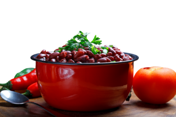 bowl cooked red beans