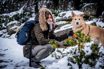 Weather conditions in snowy mountains, perfect for outdoor exploration and travel.