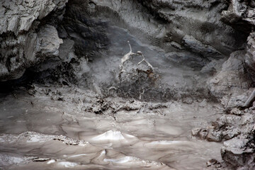Mud volcano in Yellowstone National Park