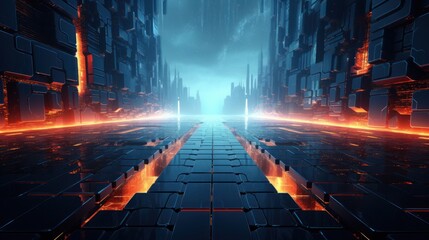 Scifi Abstract Background