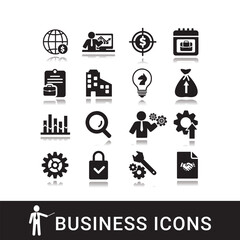 Set of business icons collection.
