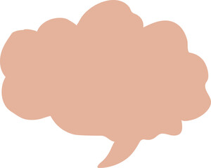 Speech bubble colorful