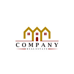 Real estate home house Logo Design 