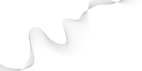 Black Wavy Lines Isolated on White Abstract Background Design. Digital frequency track equalizer. Stylized line art background. 