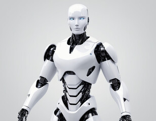 artificial intelligence robot cyborg person digital art