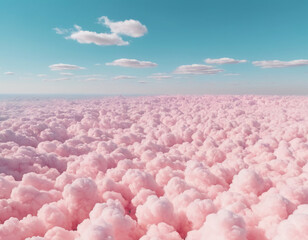 pink clouds over blue sky wallpaper