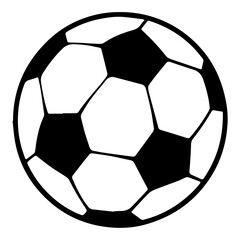 Score with a soccer ball outline icon vector, perfect for sports-themed designs.