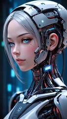 AI in a World of Holograms. AI Generated 