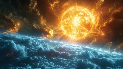 An atmospheric processor powered by solar flares, transforming alien atmospheres with the energy of a thousand suns 