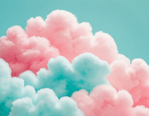 colorful clouds in the sky digital art background