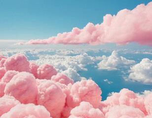 pink clouds in the sky wallpaper
