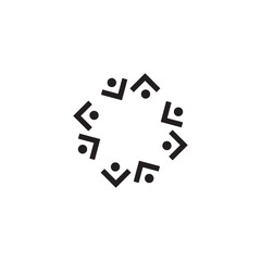 People innovative educational logo design
