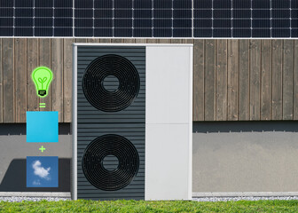 Air-water heat pump + photovoltaics = even more environmentally friendly heating
