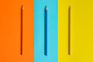 Pencils colors background with texture
