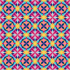 Singapore Peranakan seamless pattern, seamless tile, colorful background, Peranakan culture, Nyonya motifs, Nyonya pattern for gift paper, card, textile, and product design