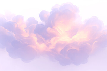 パステルカラーの淡い雲のようなふわふわの背景 - obrazy, fototapety, plakaty