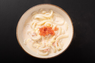 明太子クリームうどん