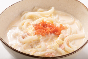 明太子クリームうどん