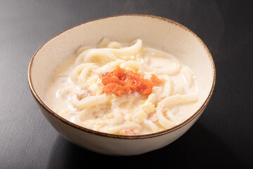 明太子クリームうどん
