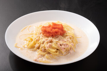 明太子クリームパスタ