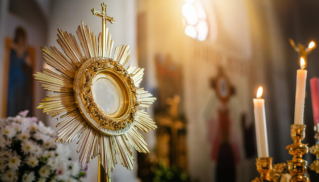 OSTENS&Oacute;RIO COM A H&Oacute;STIA CONSAGRADA EM ADORA&Ccedil;&Atilde;O AO SANT&Iacute;SSIMO