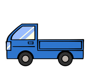 シンプルなトラックのイラスト素材